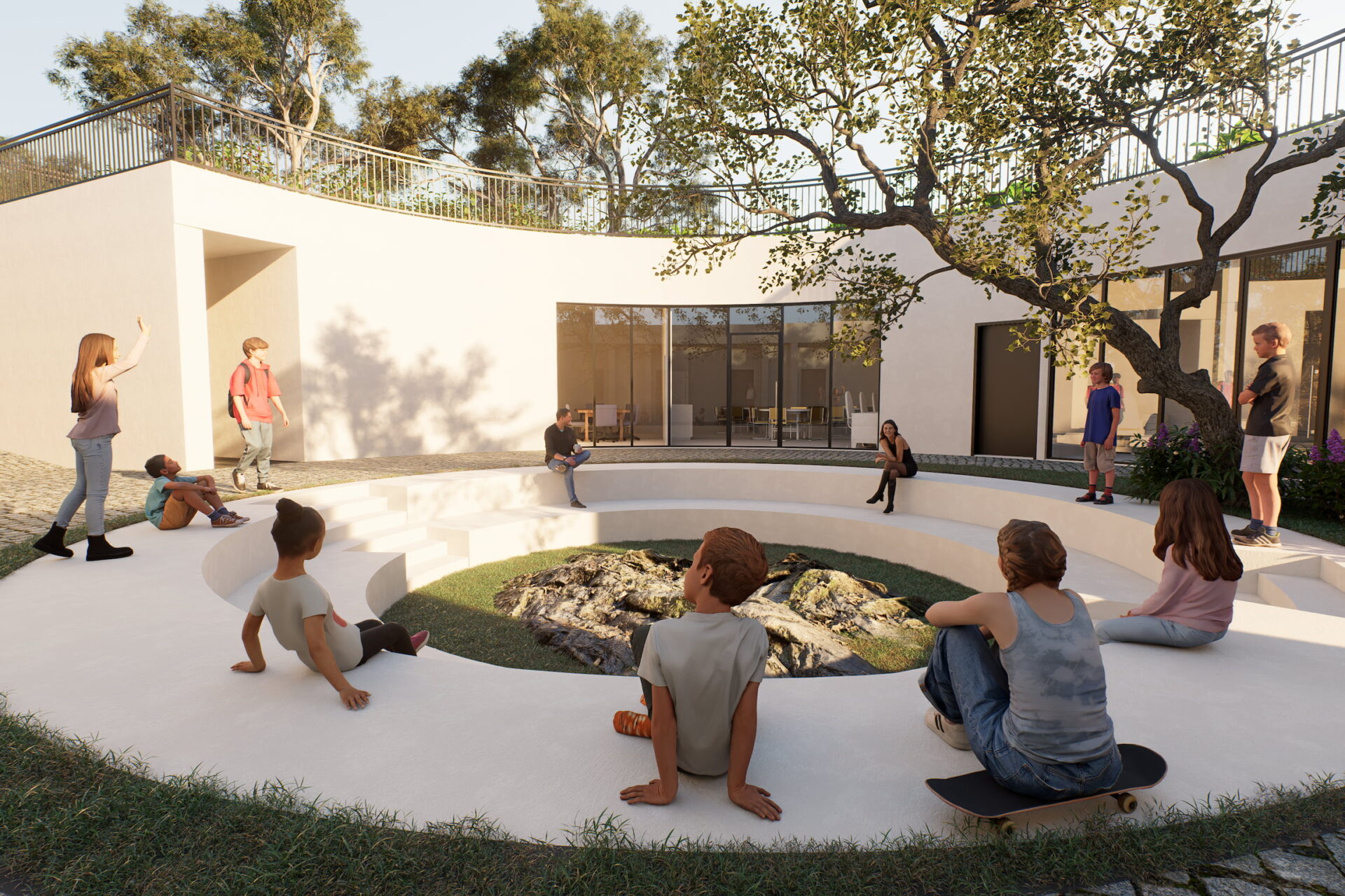 חוויית למידה במרחב החיצוני – תכנון נוף חינוכי